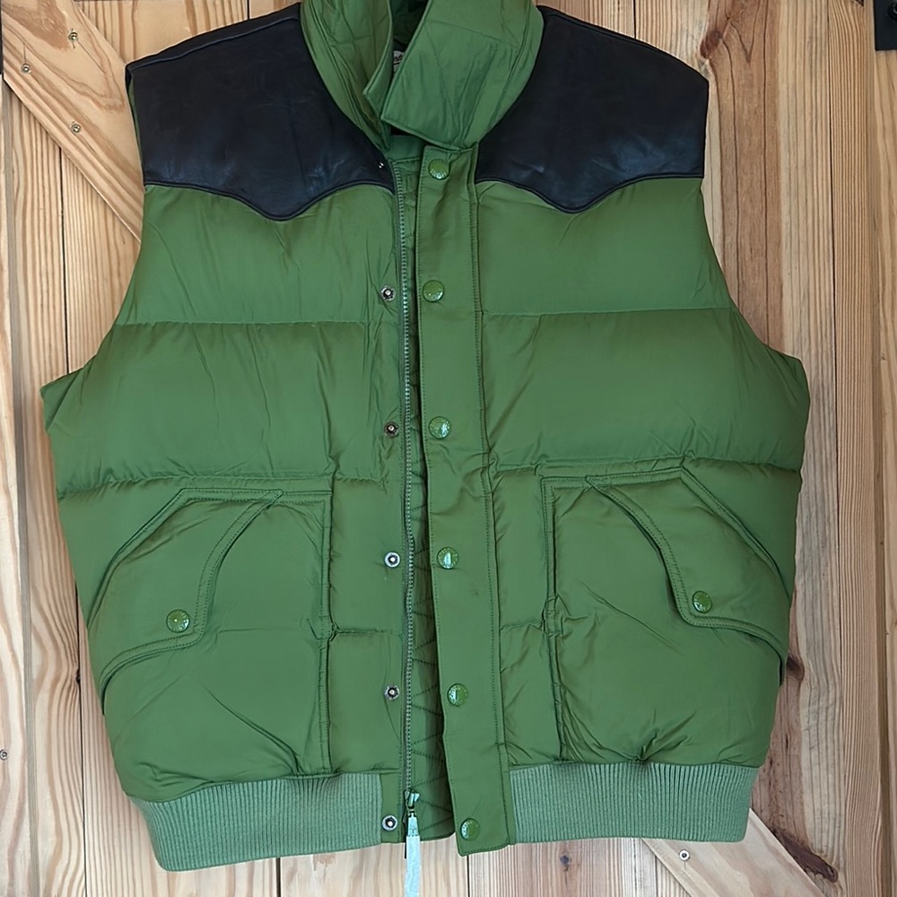 Tecovas Olive and Black Men's Vest